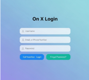 On X Login