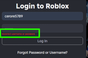 Roblox Login